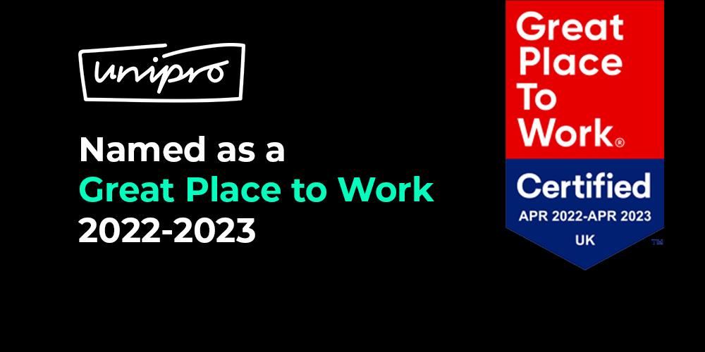 Unipro awarded Great Place to Work